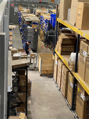 Scott equipent parts warehouse3