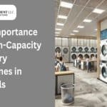 High capacity laundry machines in schools